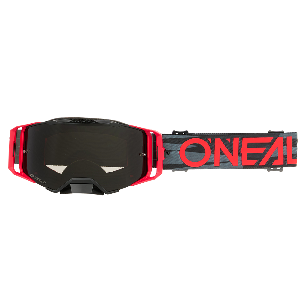 Мотокрос очила O'NEAL B-33 ICTUS BLACK/RED - GRAY