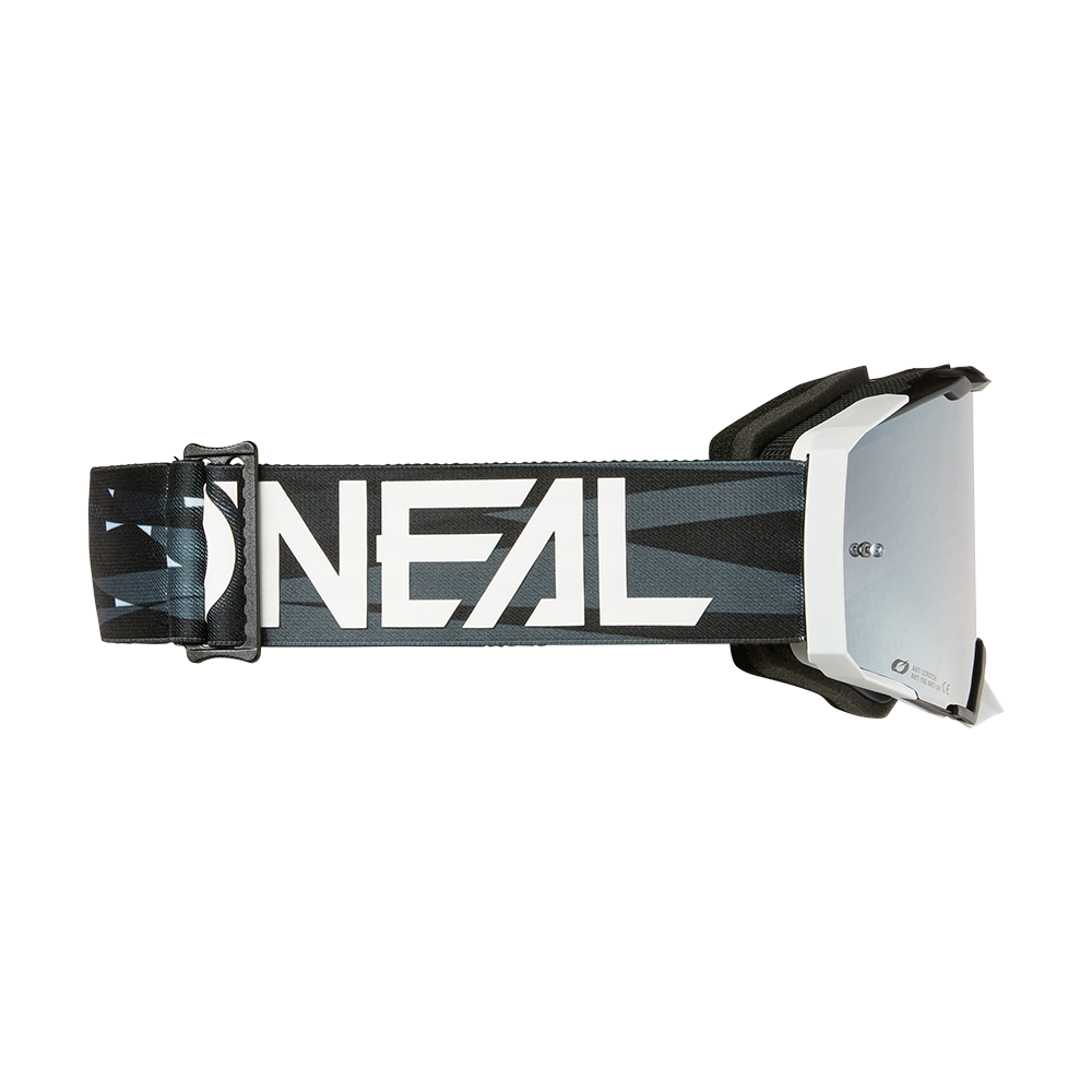 Мотокрос очила O'NEAL B-33 ICTUS BLACK/WHITE - SILVER MIRROR