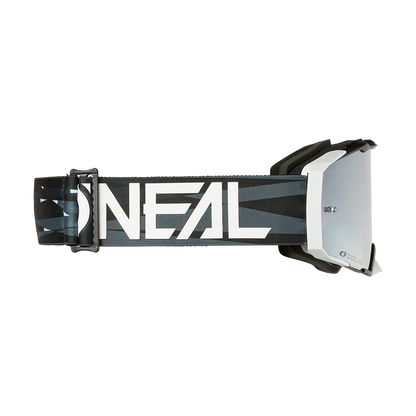 Мотокрос очила O'NEAL B-33 ICTUS BLACK/WHITE - SILVER MIRROR