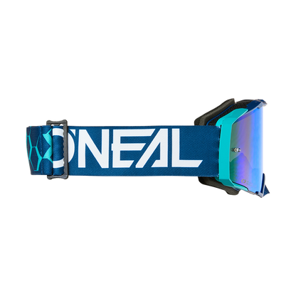 Мотокрос очила O'NEAL B-33 HEXA BLUE - RADIUM BLUE V.26