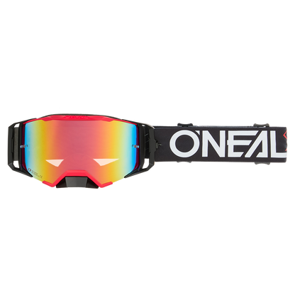 Мотокрос очила O'NEAL B-33 HEXA BLACK/RED - RADIUM RED V.26