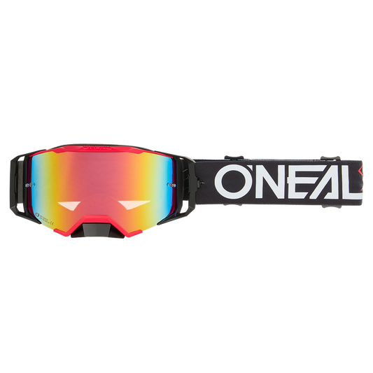 Мотокрос очила O'NEAL B-33 HEXA BLACK/RED - RADIUM RED V.26