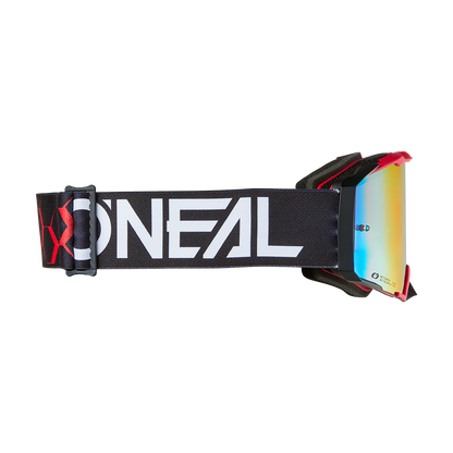 Мотокрос очила O'NEAL B-33 HEXA BLACK/RED - RADIUM RED V.26