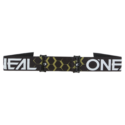 Мотокрос очила O'NEAL B-33 HEXA BLACK/GOLD - SILVER MIRROR V.26