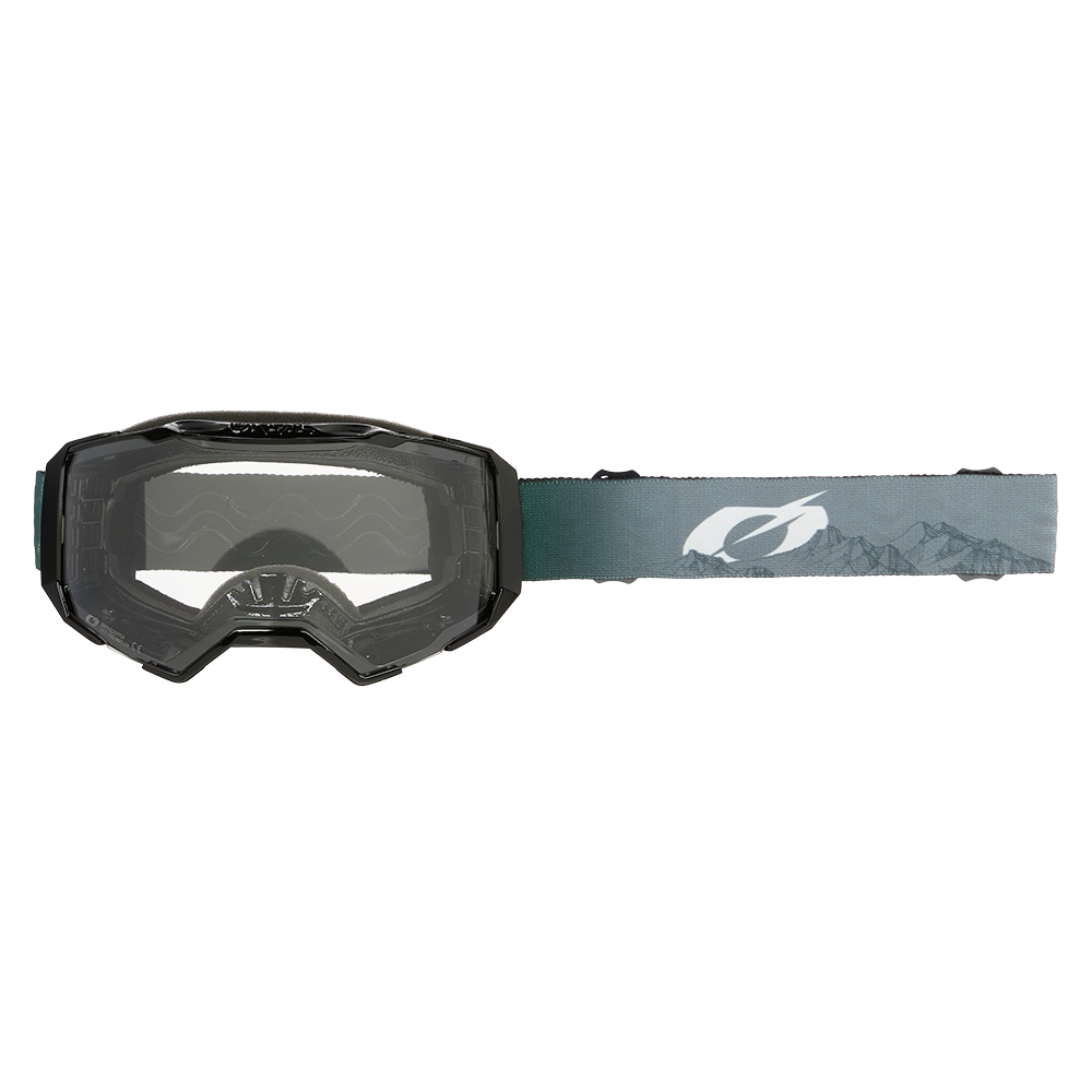 Мотокрос очила O'NEAL B-22 COVERT GRAY/GREEN - CLEAR