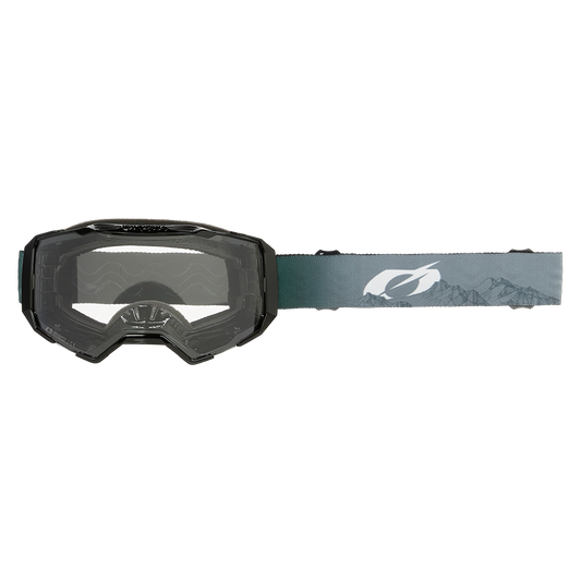 Мотокрос очила O'NEAL B-22 COVERT GRAY/GREEN - CLEAR
