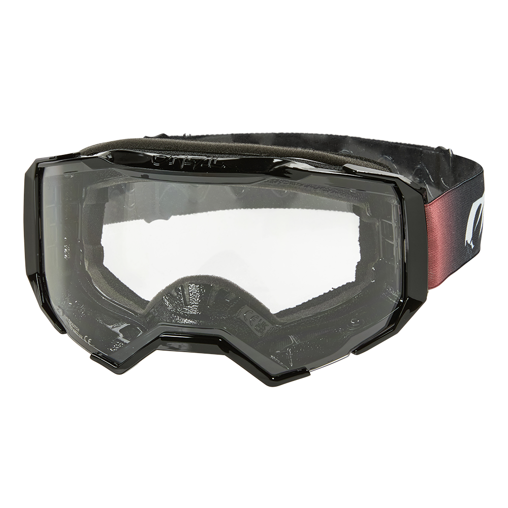 Мотокрос очила O'NEAL B-22 COVERT BLACK/RED - CLEAR