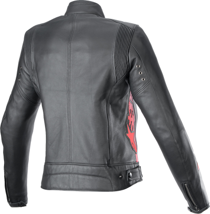 Дамско кожено яке ALPINESTARS Stella DYNO B/R