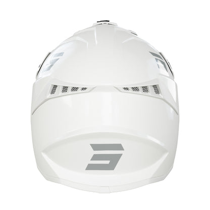 Мотокрос каска SHOT Lite Solid White Glossy 2.0