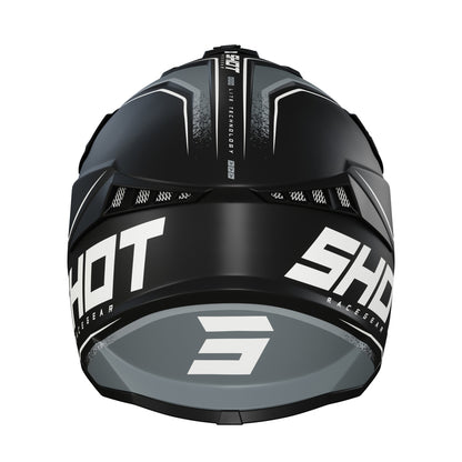 Мотокрос каска SHOT Lite Prism Black White Matt