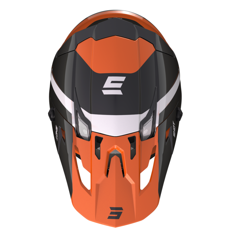Мотокрос каска SHOT Core Fast Orange Pearly