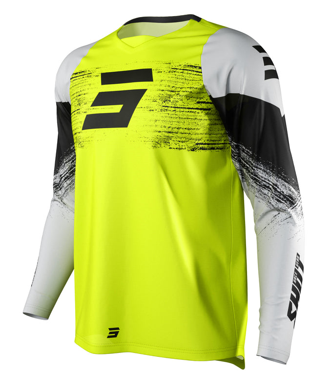 Мотокрос джърси SHOT Burst Neon Yellow