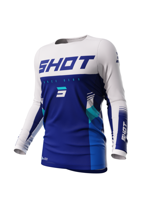 Мотокрос джърси SHOT Contact Tracer Blue