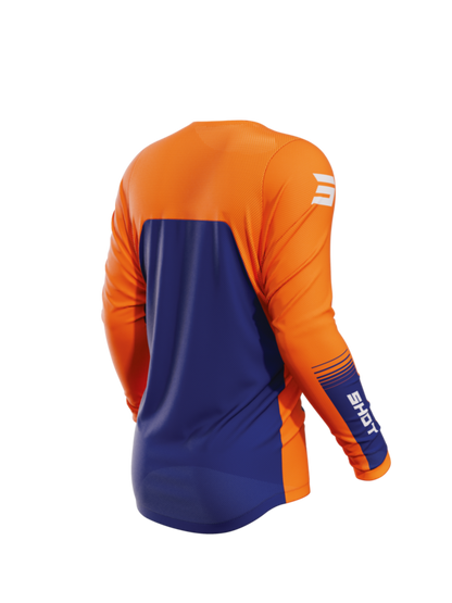 Мотокрос джърси SHOT Contact Tracer Neon Orange
