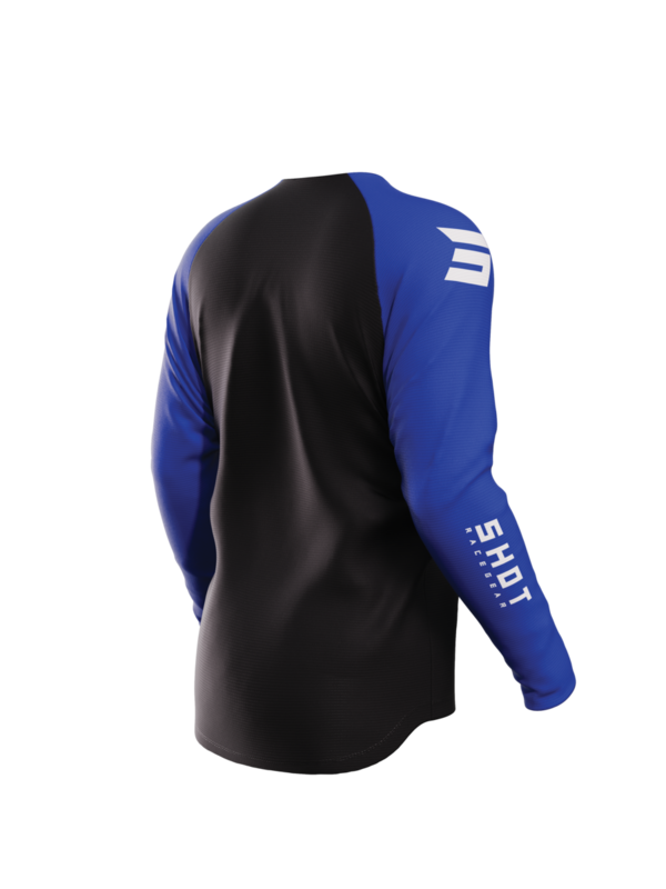 Мотокрос джърси SHOT Raw Escape Royal Blue