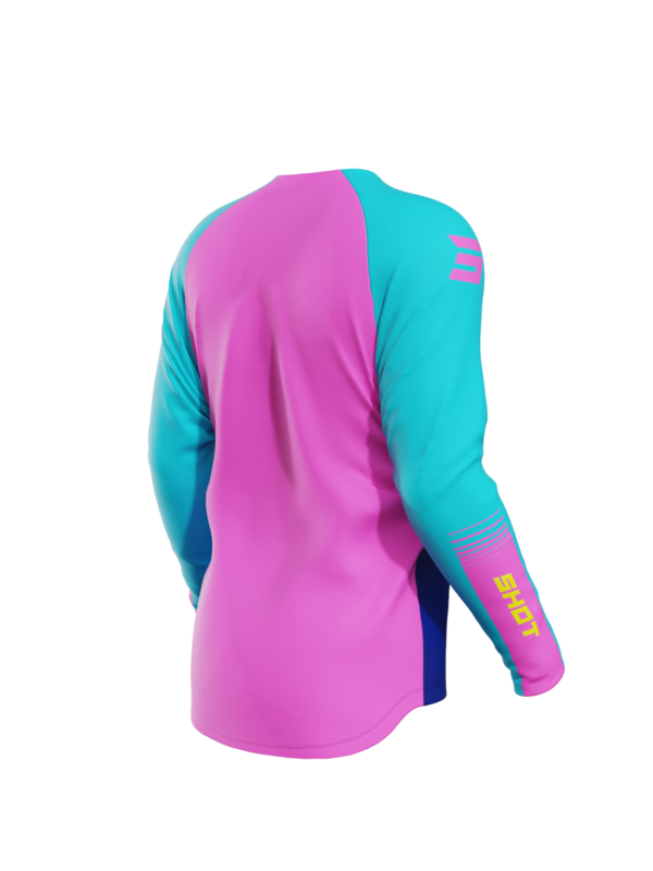 Детско мотокрос джърси SHOT Raw Tracer Pink