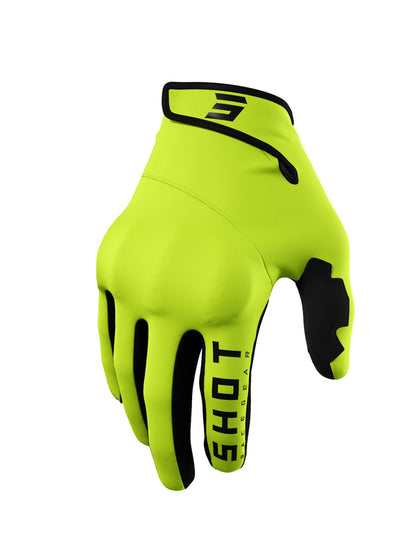 Мотокрос ръкавици SHOT Trainer Ce 2.0 Neon Yellow