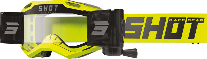 Мотокрос очила SHOT Iris 2.0 Solid Neon Yellow Roll-Off