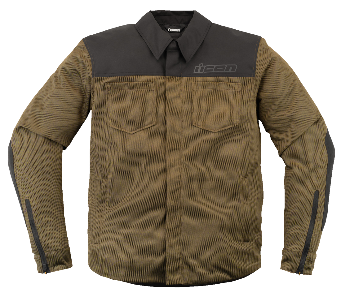 Текстилно мото яке ICON UPSTATE MESH CE GREEN