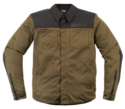 Текстилно мото яке ICON UPSTATE MESH CE GREEN