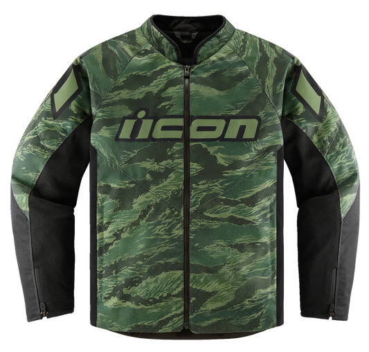 Текстилно мото яке ICON HOOLIGAN CE TIGER`S BLOOD GREEN