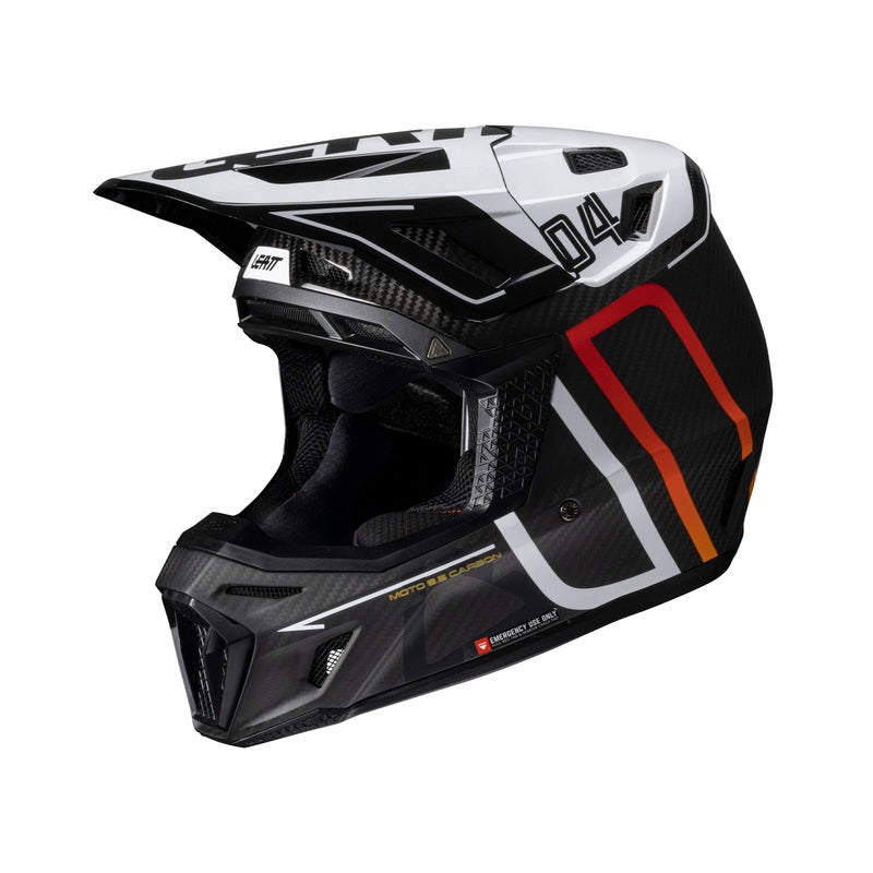 Мотокрос каска LEATT Kit Moto 9.5-Carbon/White V25