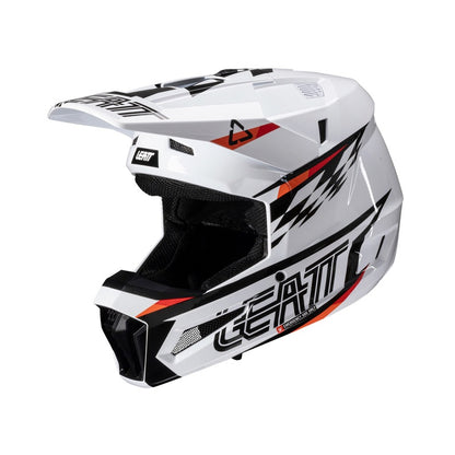 Детска мотокрос каска LEATT Kit Moto 3.5-White V25