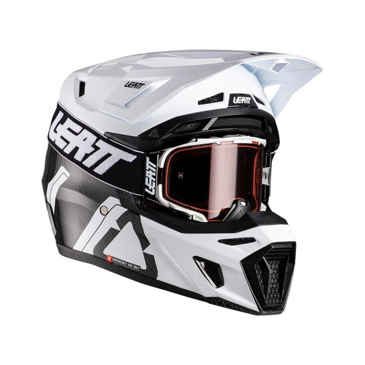 Мотокрос каска LEATT Kit Moto 9.5 Carbon/White V26