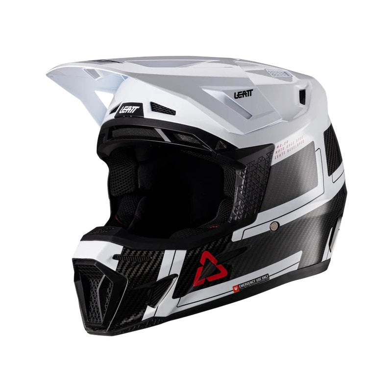 Мотокрос каска LEATT Kit Moto 9.5 Carbon/White V26