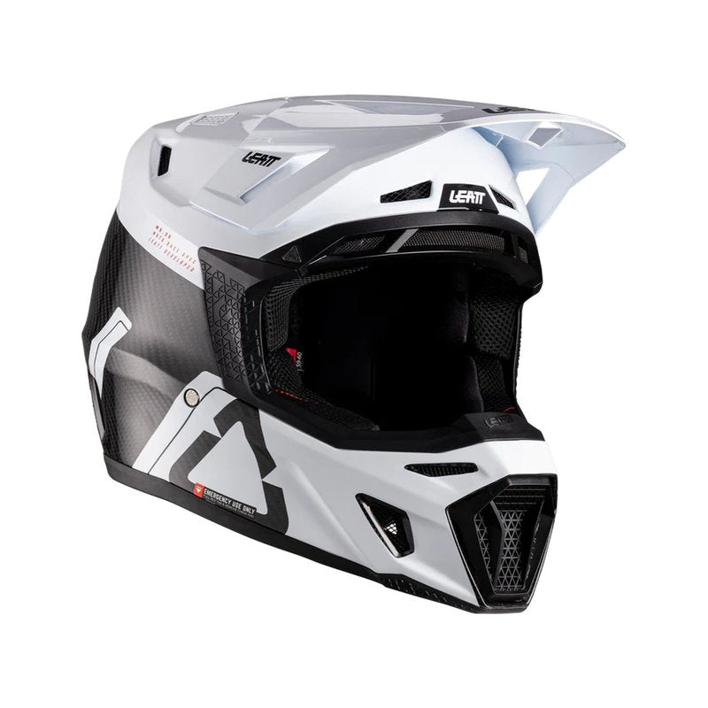 Мотокрос каска LEATT Kit Moto 9.5 Carbon/White V26