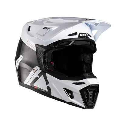 Мотокрос каска LEATT Kit Moto 9.5 Carbon/White V26