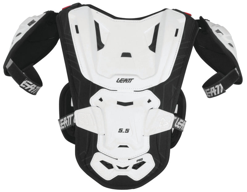 Детска броня LEATT 5.5 Pro-White/Black
