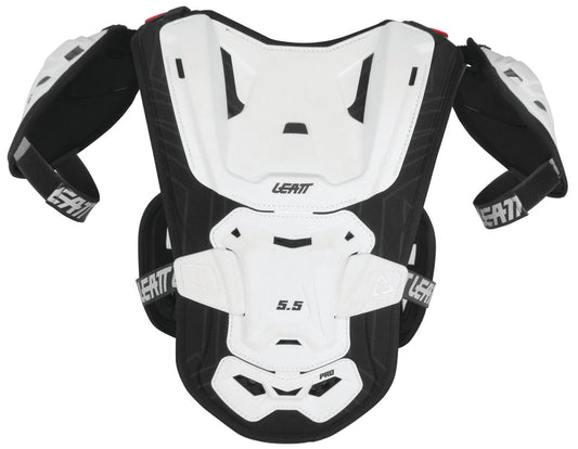 Детска броня LEATT 5.5 Pro-White/Black