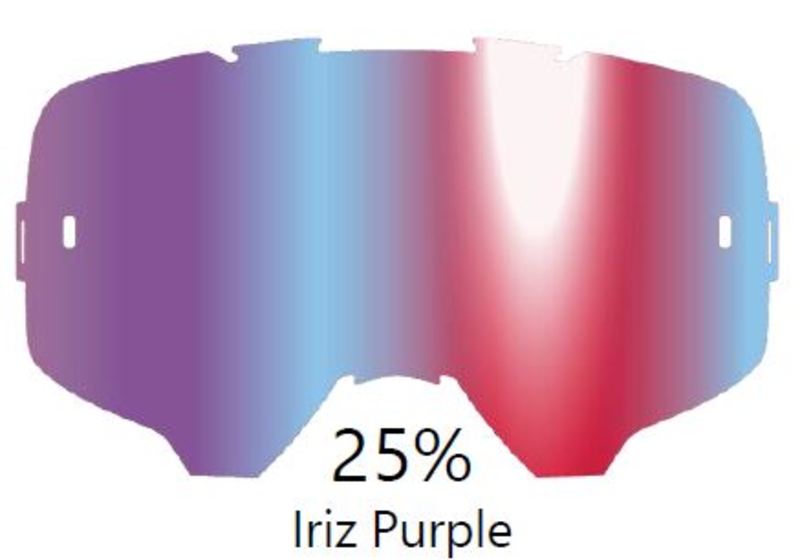 Iriz плака за очила Leatt Velocity-Purple 25%