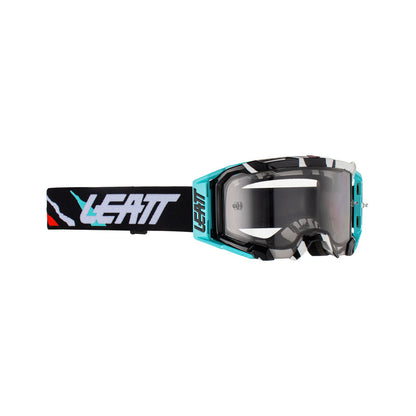 Мотокрос очила LEATT Velocity 5.5-Acid Tiger Light Grey 58%