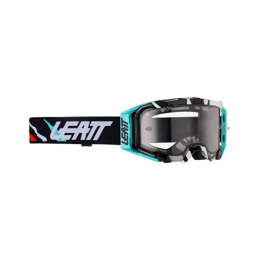 Мотокрос очила LEATT Velocity 5.5-Acid Tiger Light Grey 58%