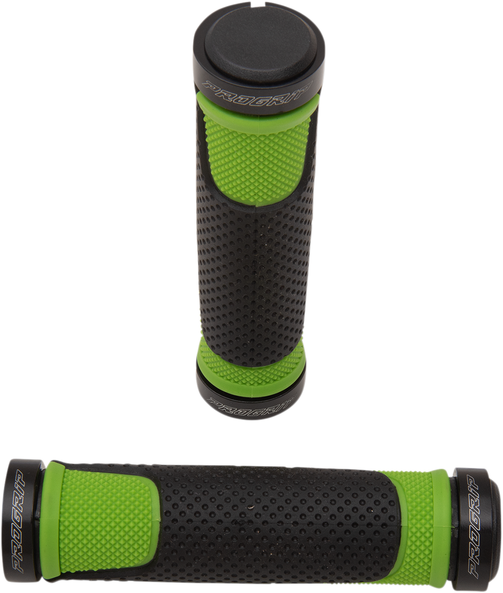 Ръкохватки PROGRIP807 Double Density Open End LOCKING GREEN/BLACK