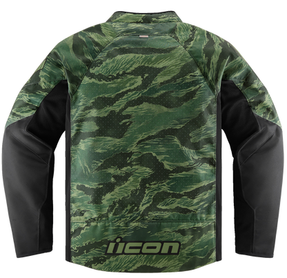 Текстилно мото яке ICON HOOLIGAN CE TIGER`S BLOOD GREEN