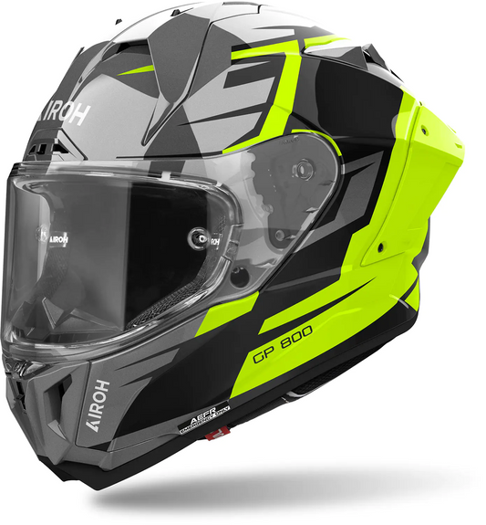 КАСКА AIROH GP 800 Master Yellow Gloss