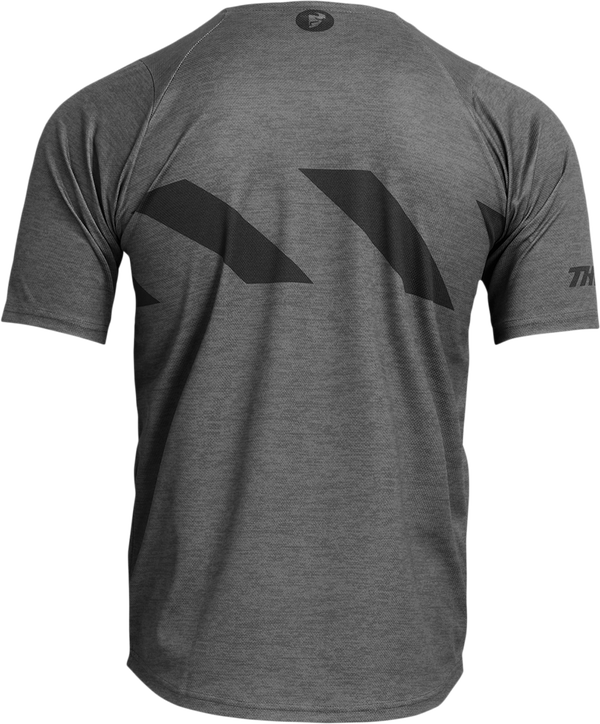 Вело джърси THOR ASSIST HAZARD SHORT SLEEVE CHARCOAL/HEATHER
