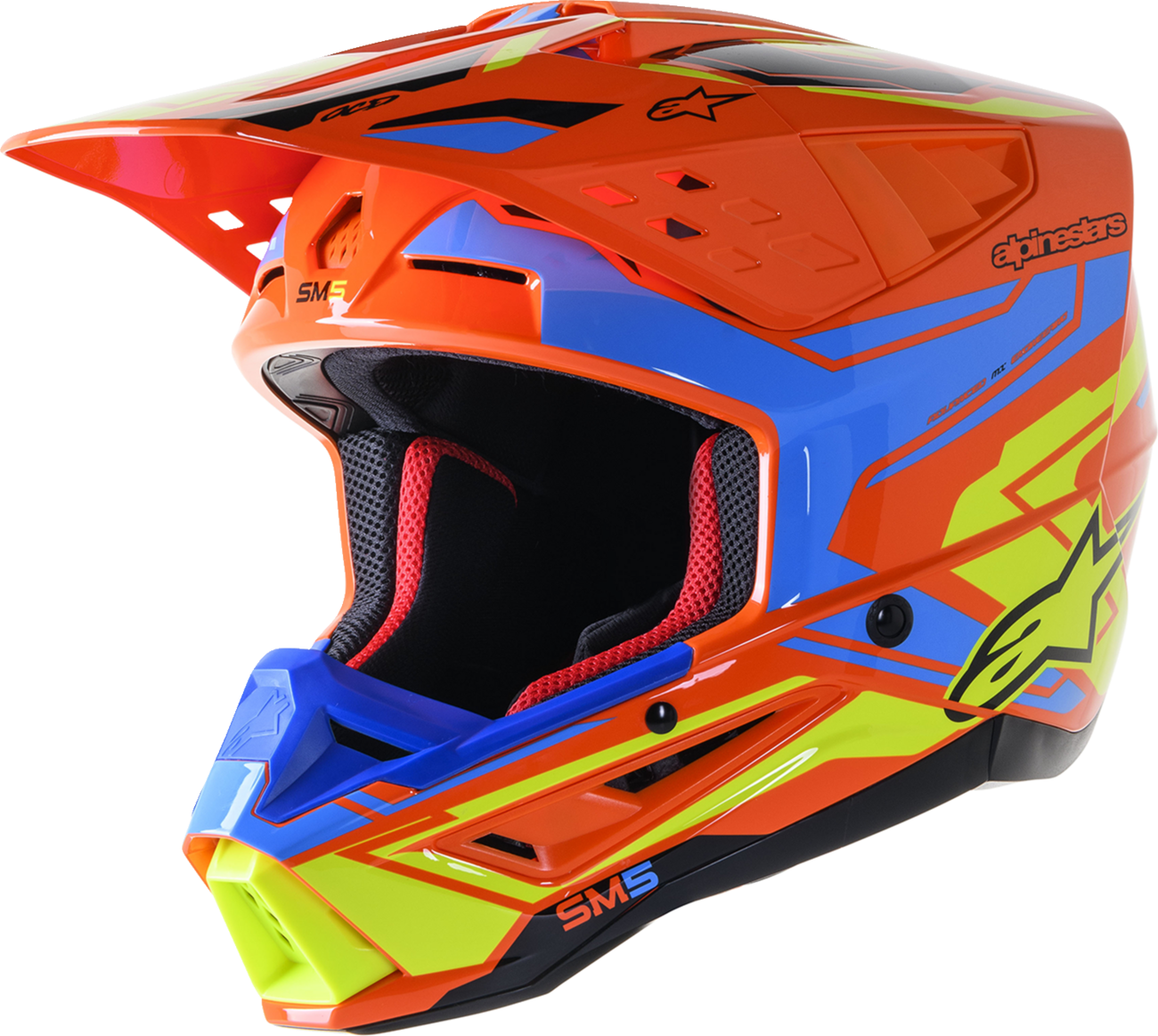 Мотокрос каска ALPINESTARS SM5 ACT 2 OR/C/Y