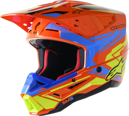 Мотокрос каска ALPINESTARS SM5 ACT 2 OR/C/Y