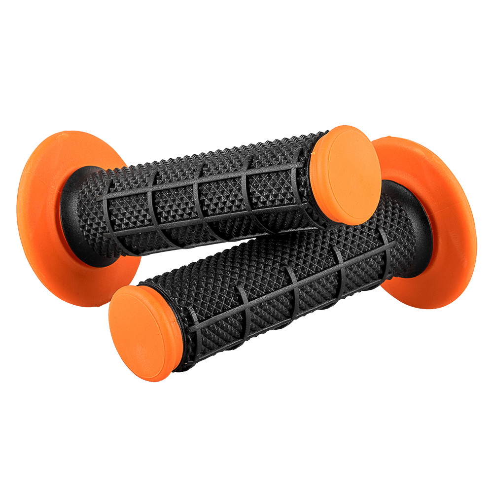 МОТОКРОС РЪКОХВАТКИ MX GRIP DIAMOND DUAL BLACK/ORANGE 802