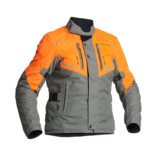 Дамско текстилно мото яке Lindstrands Halden Fog/Orange