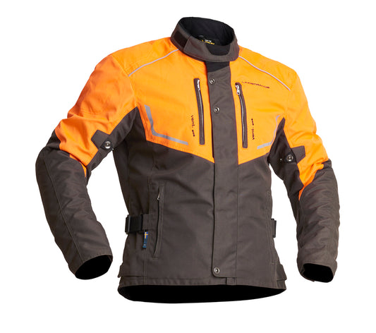 Текстилно мото яке Lindstrands Halden Green/Orange