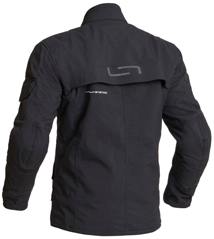 Текстилно мото яке Lindstrands Tyfors Black