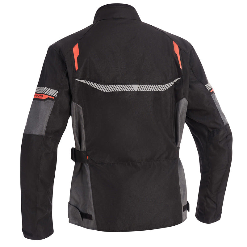 Текстилно мото яке Lindstrands Backafall Black/grey