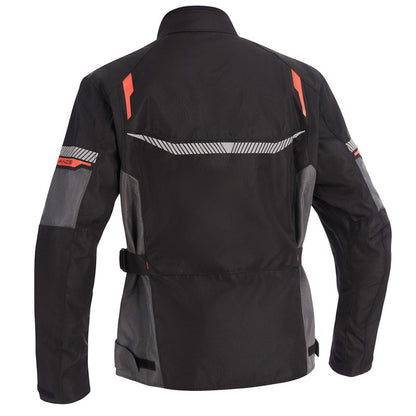 Текстилно мото яке Lindstrands Backafall Black/grey