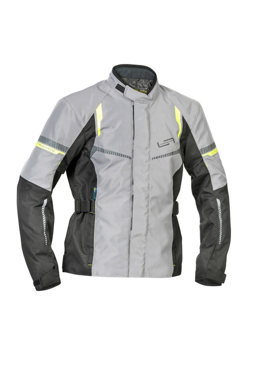 Текстилно мото яке Lindstrands Backafall Grey/black