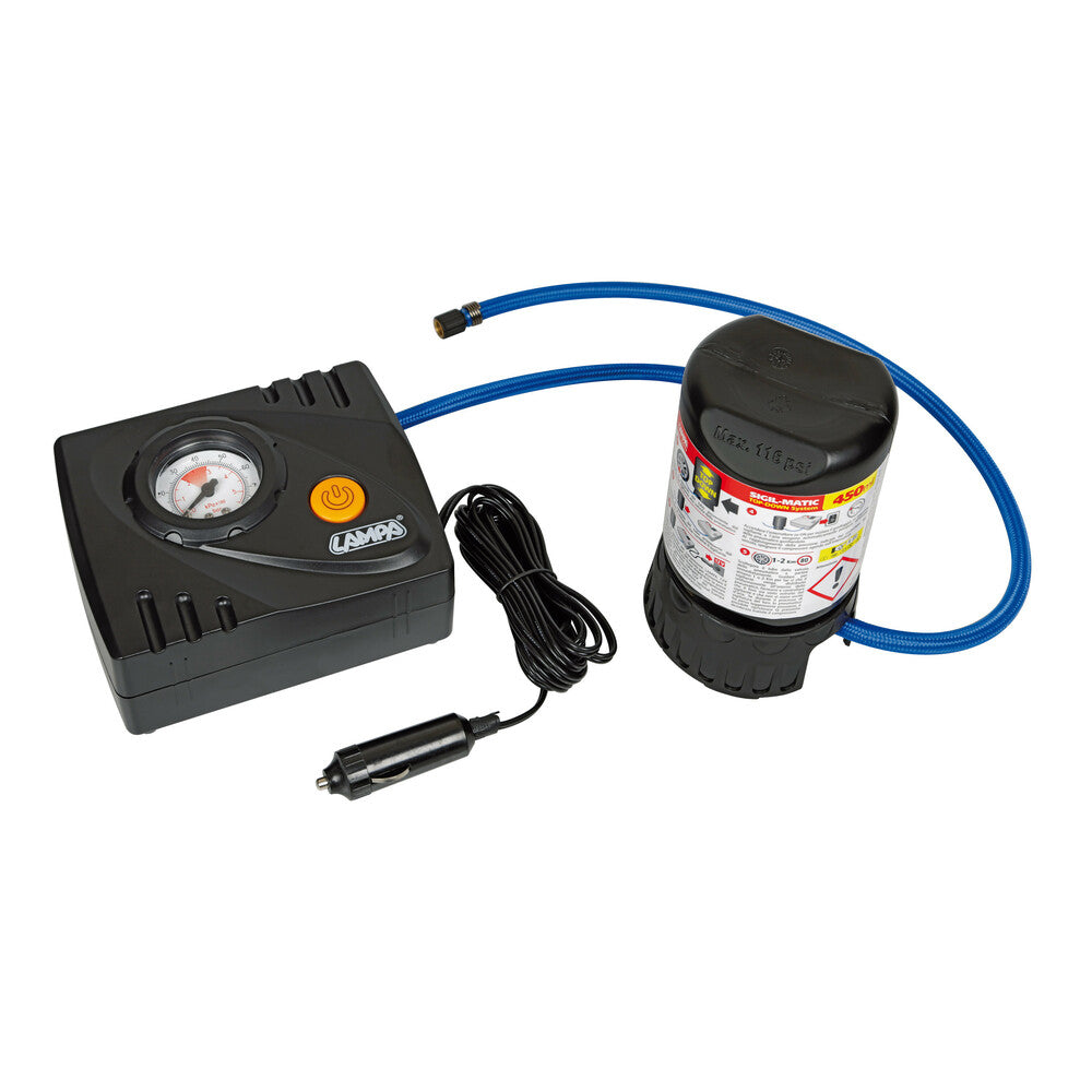 Помпа за безкамерни гуми Pump-Jet &amp; Fix Basic, 12 V - 72170